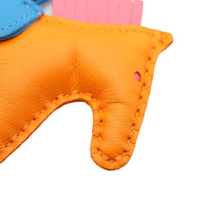 Load image into Gallery viewer, Hermes Rodeo PM Orange Poppy / Blue Zanzibar / Rose Azalee Bag Charm - 01162