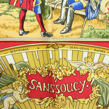 Load image into Gallery viewer, Hermes Carre 90 Sanssoucy Navy Scarf - 01273