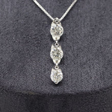 Load image into Gallery viewer, Diamond Pt900 Pt850 1ct Necklace - 01152