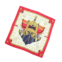 Load image into Gallery viewer, Hermes Vue du carrosse de la galère la réale carré Scarf - 01010