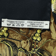 Load image into Gallery viewer, Hermes Carre 90 Cuiveeries Black Scarf - 01272