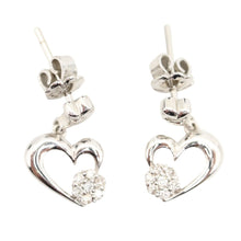 Load image into Gallery viewer, 750/K18 Diamond 0.21ct(0.07x3) Necklace & Earring Sets - 01176