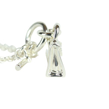 Load image into Gallery viewer, Hermes Amulettes Kelly Pendant 925 Silver Necklace - 01263