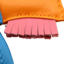 Load image into Gallery viewer, Hermes Rodeo PM Orange Poppy / Blue Zanzibar / Rose Azalee Bag Charm - 01162
