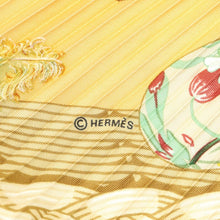 Load image into Gallery viewer, Hermes Pleated Brown Scarf - 01164