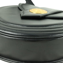 Load image into Gallery viewer, Yves Saint Laurent Gold Logo Black Shoulder Bag - 01352
