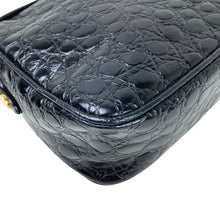 Load image into Gallery viewer, Salvatore Ferragamo VARA DH-213096 SHOULDER BAG EMBOSSED LEATHER BLACK - 01488
