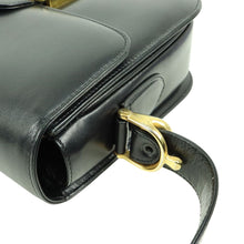 Load image into Gallery viewer, Celine Black Leather Carriage Hardware Shoulder Bag - 01425
