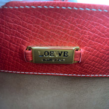 Load image into Gallery viewer, LOEWE SHOULDER BAG LOGO EMBOSSED LEATHER RED - 01498
