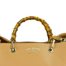 Load image into Gallery viewer, Gucci Bamboo Shopper Leather Tote Bag - 01411