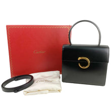 Load image into Gallery viewer, CARTIER PANTHER 2WAY HAND SHOULDER BAG BLACK - 01494
