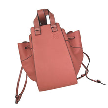 画像をギャラリービューアに読み込む, LOEWE HAMMOCK MEDIUM DRAWSTRING 2 WAY PINK SHOULDER BAG - 01484
