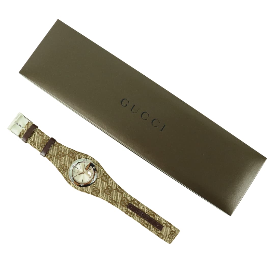 Gucci canvas watch best sale