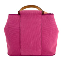 Load image into Gallery viewer, HERMES KABAK ELAN PM Square O 2WAY SHOULDER BAG CANVAS × LEATHER PINK - 01467
