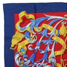 Load image into Gallery viewer, Hermes Carre 90 Le Mors A La Conetable Blue Scarf - 01240