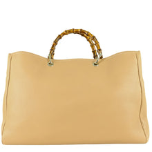 Load image into Gallery viewer, Gucci Bamboo Shopper Leather Tote Bag - 01411