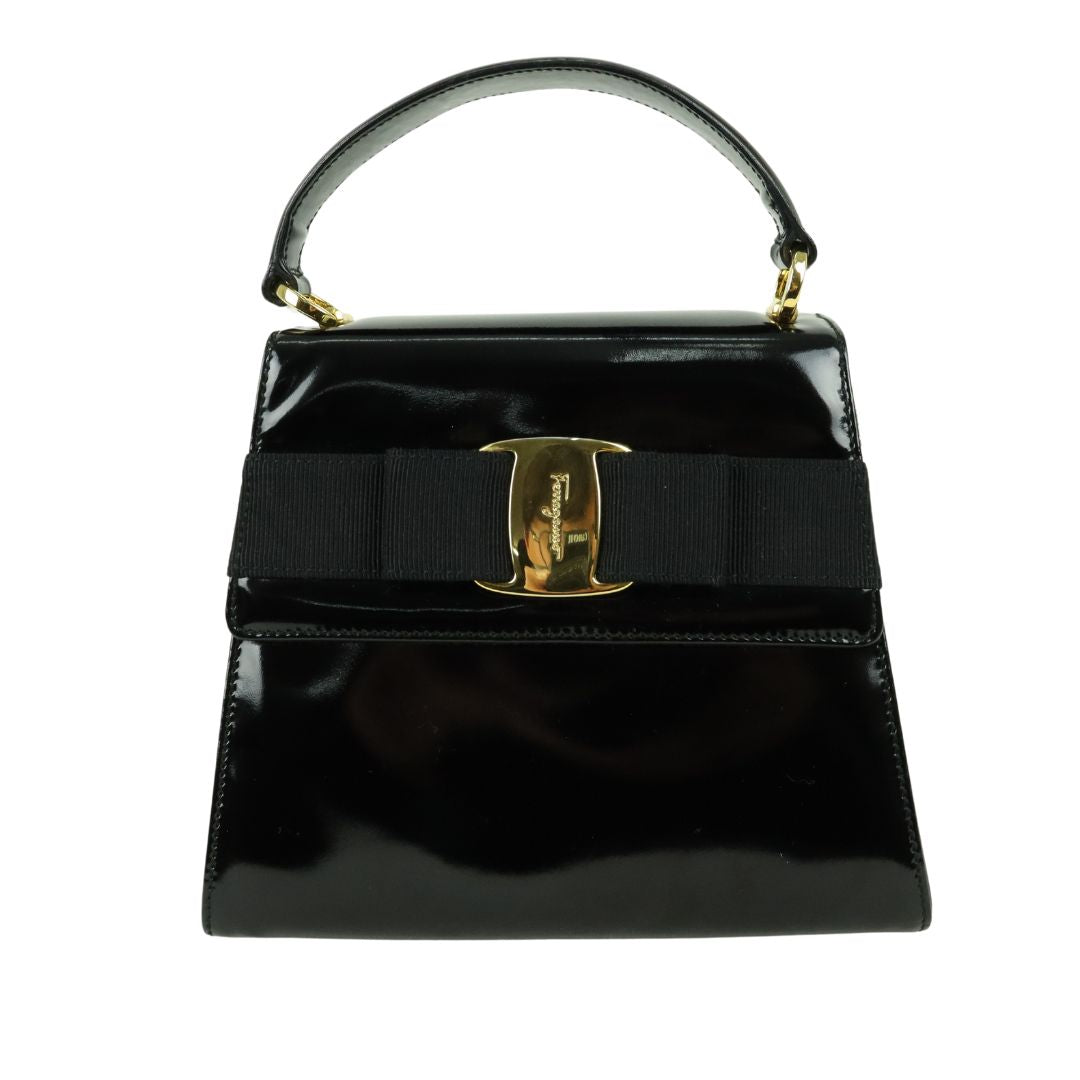 Salvatore Ferragamo Vara Ribbon 2Way Shoulder Bag - 01434