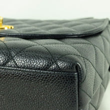 Load image into Gallery viewer, CHANEL Black Caviar Leather Vintage Shoulder Bag - 01372
