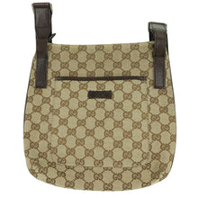 Load image into Gallery viewer, GUCCI GG Pattern Canvas Leather Mini Shoulder Bag - 01428
