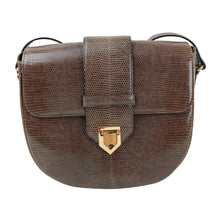 Load image into Gallery viewer, Yves Saint Laurent  LIZARD LEATHER SHOULDER BAG POCHETTE SACOCHE - 01487
