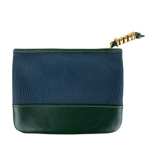 Load image into Gallery viewer, LOEWE VELAZQUEZ MINI POUCH COIN CASE BLUE x GREEN - 01479
