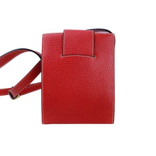 Load image into Gallery viewer, LOEWE SHOULDER BAG LOGO EMBOSSED LEATHER RED - 01498
