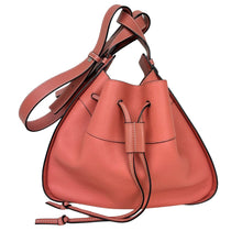 画像をギャラリービューアに読み込む, LOEWE HAMMOCK MEDIUM DRAWSTRING 2 WAY PINK SHOULDER BAG - 01484
