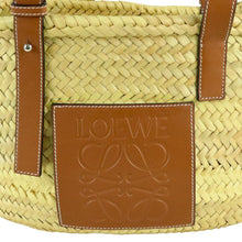 Load image into Gallery viewer, Loewe Palm Leaf and Calfskin Handle Bag - 01321