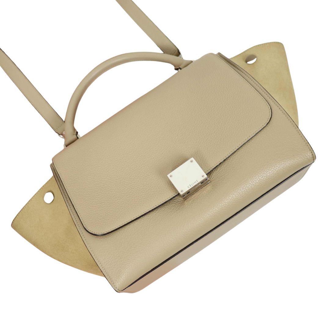 国内発送CELINE超レア限定!!旧ロゴMINIトラペーズTRAPEZE セリーヌ トラベース