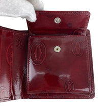 Load image into Gallery viewer, CARTIER MUST DE LOGO PATENT LEATHER BIFOLD WALLET - 01490
