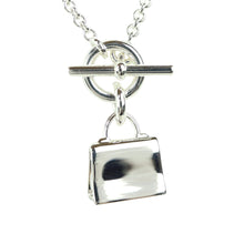 Load image into Gallery viewer, Hermes Amulettes Kelly Pendant 925 Silver Necklace - 01263
