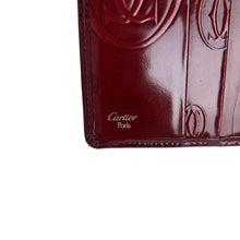 Load image into Gallery viewer, CARTIER MUST DE LOGO PATENT LEATHER BIFOLD WALLET - 01490
