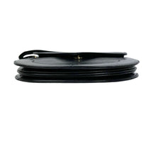 画像をギャラリービューアに読み込む, Yves Saint Laurent LIZARD SEMICIRCLE BLACK SHOULDER BAG - 01502
