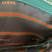 Load image into Gallery viewer, LOEWE VELAZQUEZ MINI POUCH COIN CASE BLUE x GREEN - 01479
