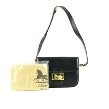 Load image into Gallery viewer, Celine Horse Carriage Black Shoulder Bag - 01342
