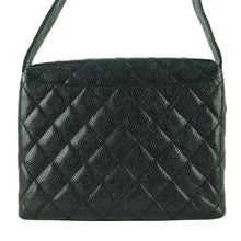 Load image into Gallery viewer, CHANEL Black Caviar Leather Vintage Shoulder Bag - 01372