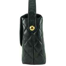 Load image into Gallery viewer, CHANEL Black Caviar Leather Vintage Shoulder Bag - 01372