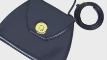Load and play video in Gallery viewer, Givenchy Turnlock Navy 2 Way Bag - 01200
