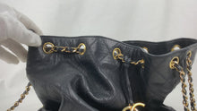 Load and play video in Gallery viewer, Chanel Black Lambskin Bicolore Chain Shoulder Bag - 01424
