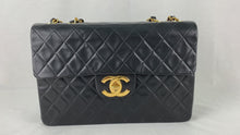 Load and play video in Gallery viewer, Chanel Lambskin Maxi Flap Shoulder Bag - 01369
