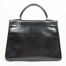 Load image into Gallery viewer, Hermes Kelly 32 Boxcalf Black - 00929 - Fingertips Vintage
