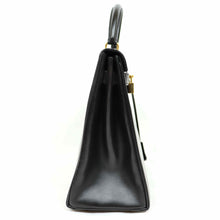 Load image into Gallery viewer, Hermes Kelly 32 Boxcalf Black - 00929 - Fingertips Vintage