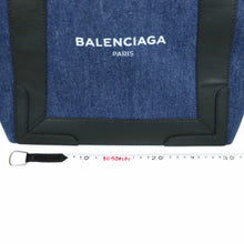 Load image into Gallery viewer, Balenciaga Navy Cabas S Tote Bag in Denim - 00964