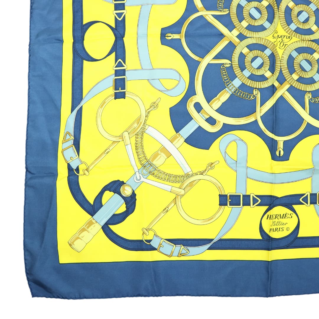 HERMES Tellier スカーフ エルメス カレ Tellier スカーフ – Fingertips Vintage