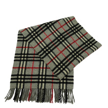 Load image into Gallery viewer, Burberry Check Cashmere Scarf - 01035