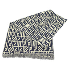 Load image into Gallery viewer, Fendi FF Light Brown Wool Scarf - 01042
