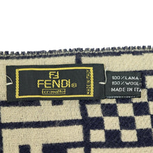Load image into Gallery viewer, Fendi FF Light Brown Wool Scarf - 01042