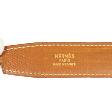 Load image into Gallery viewer, Hermes Vintage Gold Buckle Belt - 01048
