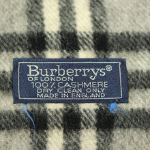 Load image into Gallery viewer, Burberry Nova Check Cashmere Scarf - 01051