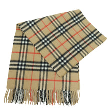 Load image into Gallery viewer, Burberry Check Cashmere Scarf - 01076　

